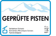 Foto von Gütesiegel "geprüft Piste"